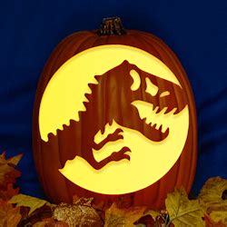 Jurassic Park Pumpkin Pattern