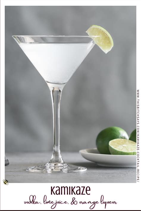 Kamikaze Cocktail Recipe {vodka | 199 cal} - This Bitch Says