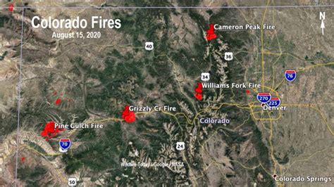 Colorado Fires August 15, 2020 - Wildfire Today
