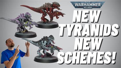 How to Speed Paint the 3 new Tyranid Hive Fleet schemes for #new40k! Simple and Fast! - YouTube