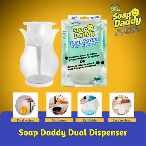 Soap Daddy Dual Action Dispenser by Scrub Daddy | Lazada