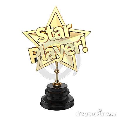 Star Player Award / Trophy Stock Illustration - Image: 57874132