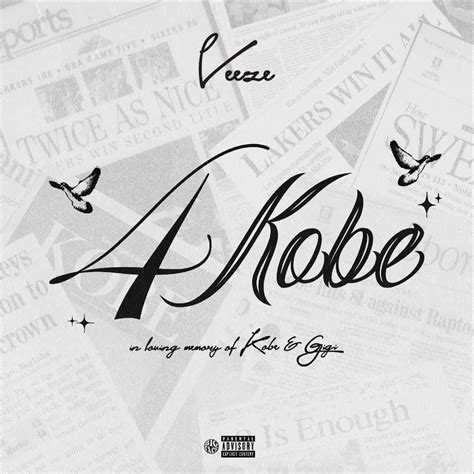 Veeze (4 Kobe) Album Cover Poster - Lost Posters