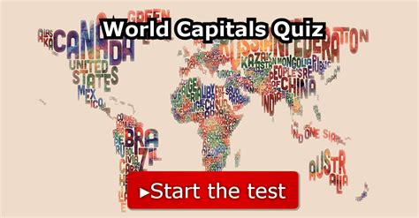 World Capitals Quiz