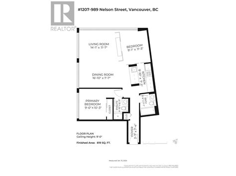 For sale: 1207 989 NELSON STREET, Vancouver, British Columbia V6Z2S1 - R2842081 | REALTOR.ca