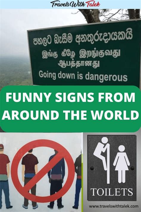 Funny signs from around the world – Artofit