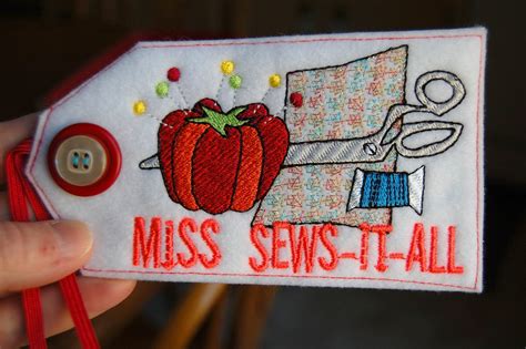 Miss Sews-it-all: Finished Embroidered Business Cards