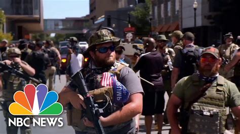 Militia Leaders Defend Their Views As Armed Movement Grows In U.S. | NBC News NOW | US News TV