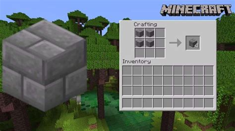 How to make Stone Bricks in Minecraft - Charlie INTEL