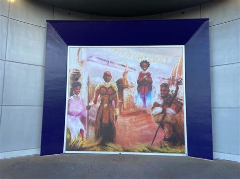 New 'Black Panther: Wakanda Forever' Mural in Downtown Disney District - WDW News Today