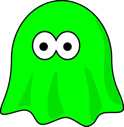 Green Ghost Clip Art at Clker.com - vector clip art online, royalty free & public domain