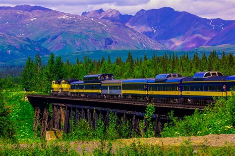 The Alaska Railroad enroute from Talkeetna to Denali National Park, Alaska. | Blaine Harrington III