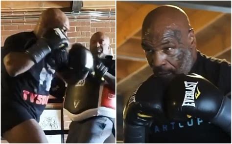 Mike Tyson shows off brutal power and scary speed in new training video | Metro News