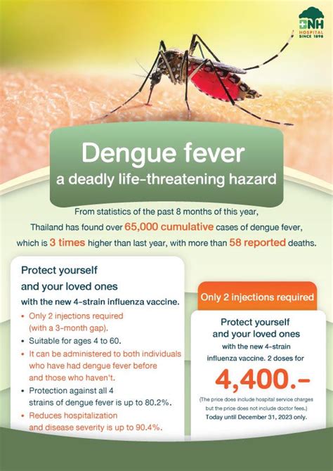 Preventing Dengue Fever with Vaccine by BNH Hospital [Member Promotion]