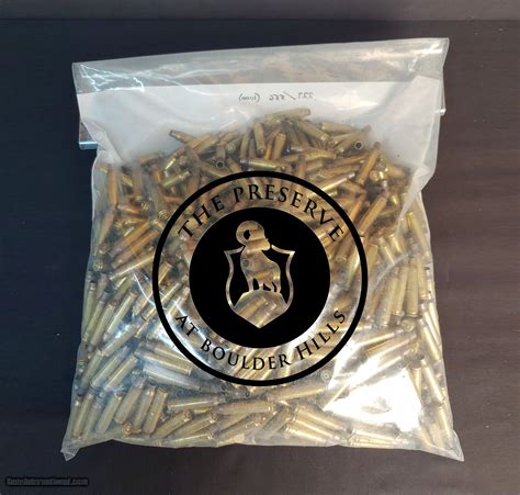 Once Fired Brass .223 Rem./ 5.56 Nato 1000 Rounds for sale