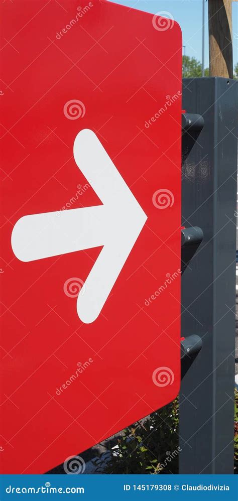 Right direction arrow sign stock photo. Image of arrow - 145179308