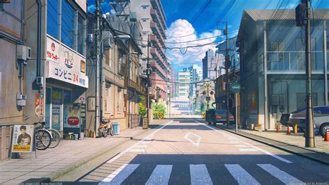 Tokyo street by arsenixc on DeviantArt | Scenery wallpaper, Anime scenery wallpaper, Anime scenery