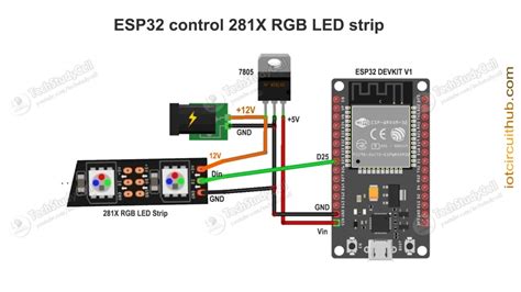 IoT-based Voice control ESP32 WLED Project - IotCircuitHub