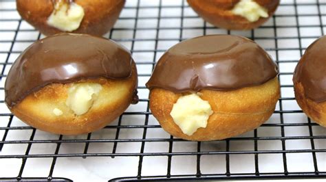 Boston Cream Donuts Recipe - Afternoon Baking With Grandma