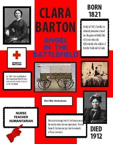 ️ Clara barton life timeline. Clara Barton Timeline Biography. 2019-01-05