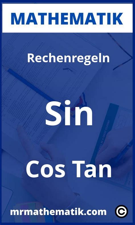 Rechenregeln sin cos tan Aufgaben Übungen | PDF