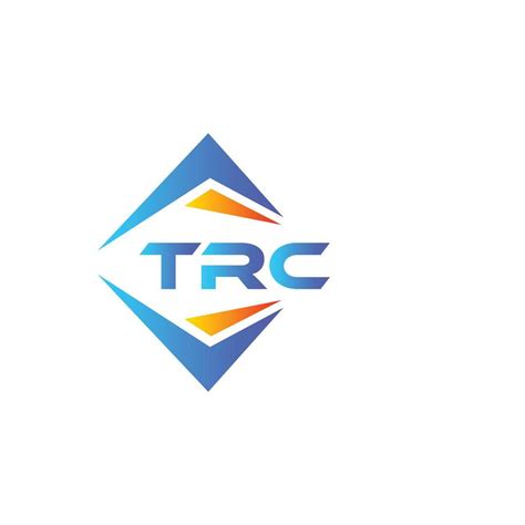 TRC abstract technology logo design on white background. TRC creative initials letter logo ...