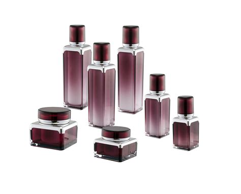 KR-4001 Packaging cosmetic jars acrylic bottle and jar new bottle set for cosmetic-Ningbo Kerry ...