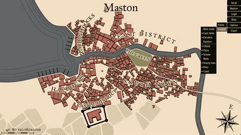 Medieval Town Map Generator