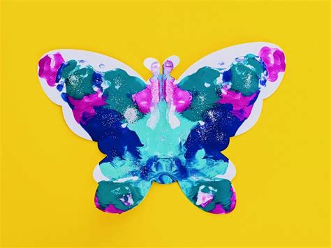 Colorful Butterfly Symmetry Art Activity for Kids - Crafting A Fun Life