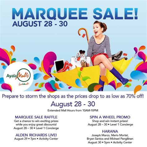 Manila Shopper: MarQuee Mall 3-day SALE: Aug 2015