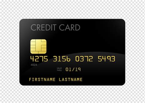 Black credit card | Premium PSD File