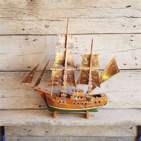 Wooden Pirate Ship Model Handmade Pirate Ship. Model Pirate - Etsy