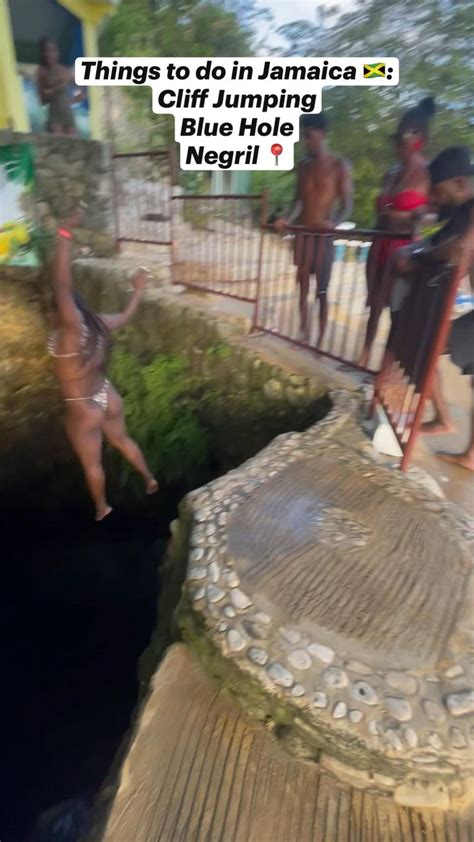 Things to do in Jamaica : Cliff Jumping Blue Hole mineral spring Negril ...