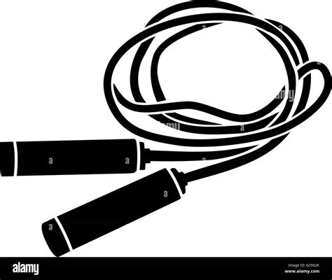 Skipping rope silhouette Stock Vector Image & Art - Alamy