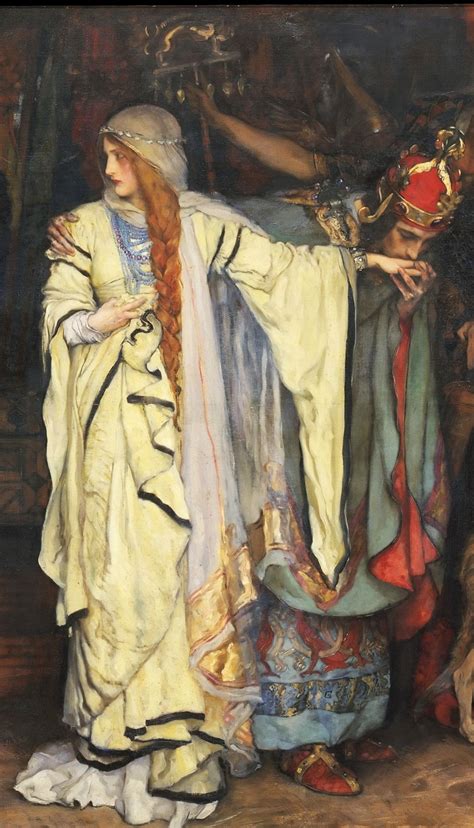 Cordelia's Farewell, King Lear Painting by Edwin Austin Abbey