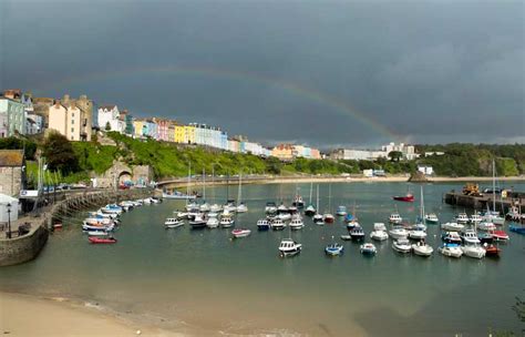 Tenby Harbour with Rainbow | Pembrokeshire Moments