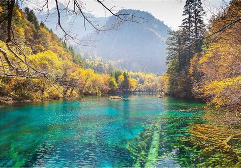 Jiuzhaigou Valley Scenic and Histo... - Wall Murals