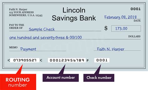 Lincoln Savings Bank - search routing numbers, addresses and phones of ...