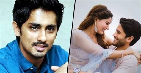 Did Samantha Ruth Prabhu's ex-boyfriend Siddharth mock her after separation from Naga Chaitanya ...