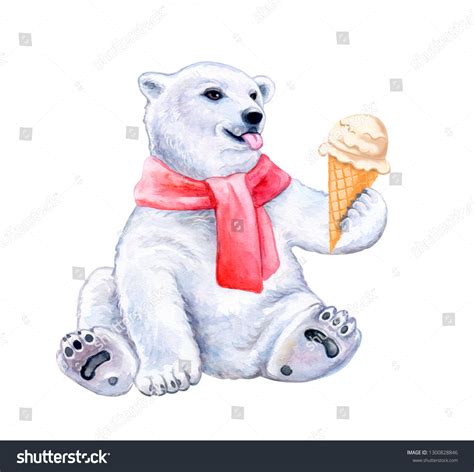 Polar Bear Ice Cream Logo