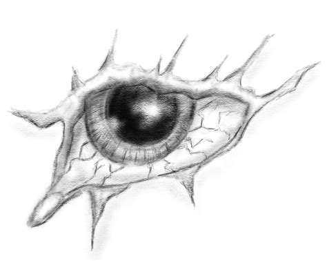 Creepy Eyes Drawing