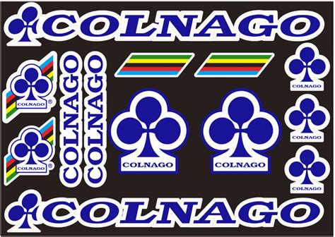 Colnago Stickers Cycling Logo Bicycle Bike Frame Decals Adhesive ...