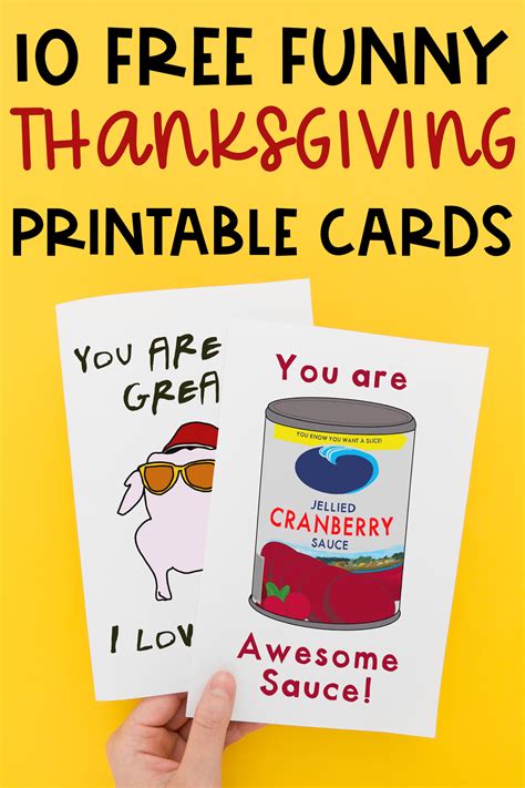 Free Printable Thanksgiving Cards - Funny Thanksgiving Cards