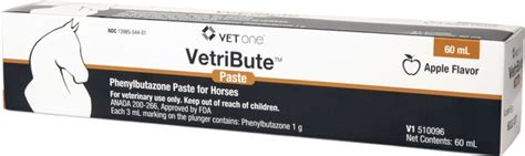 Discontinued - VETRIBUTE (Phenylbutazone) Paste for Horses, Apple ...