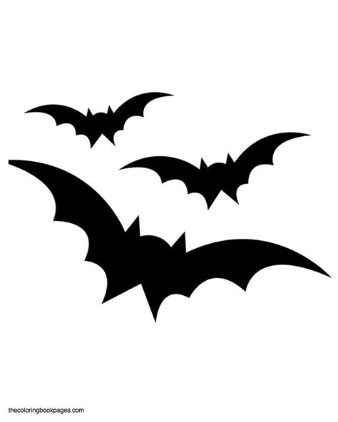 pumpkin stencils free printable | Three bats flying - Bat pumpkin ...