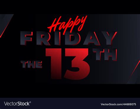 Happy friday 13th background Royalty Free Vector Image