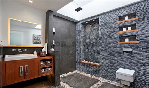 Black Slate Bathroom