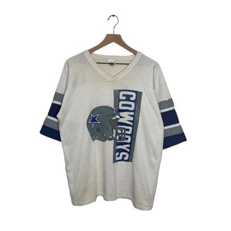 NFL Dallas Cowboys Vintage 80s Graphic Jersey... - Depop