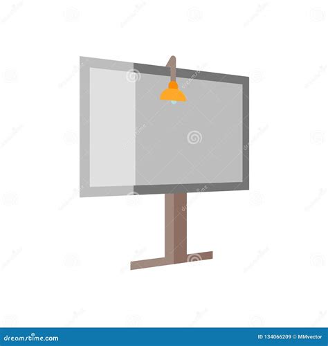 Billboard Icon Vector Sign and Symbol Isolated on White Background, Billboard Logo Concept Stock ...