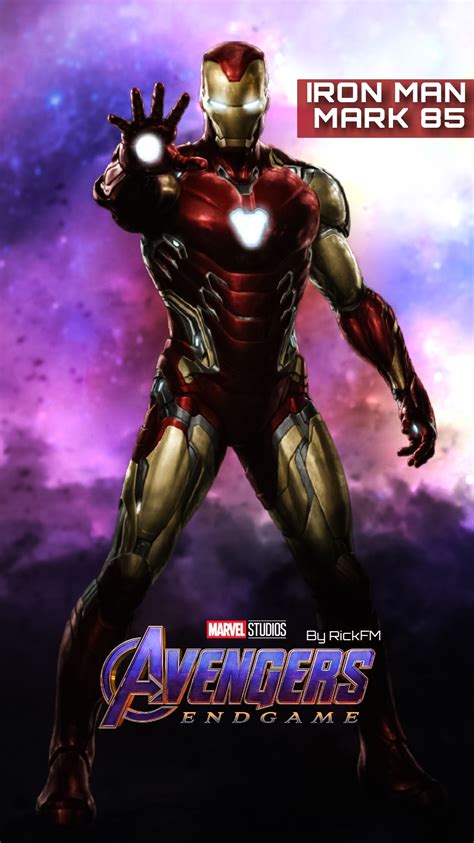 Avengers Endgame Iron Man Mark 85 Wallpaper by RickFM on DeviantArt